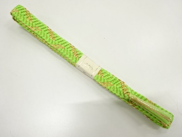 未使用品　正絹　手組帯締め